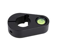 Oreilet Vial de Nivel Metálico Varilla Resistente | Nivel de Poste Burbuja Verde Carcasa Aleación Aluminio con 3 Tornillos Calibración para Varillas Encuesta GPS GNSS de 25 Mm