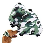 Orejeras S - Protección auditiva suave para mascotas, ligero, ajustable, manguito reductor de ruido para orejas sensibles, cómodo diseño de tela elástica, sostiene H