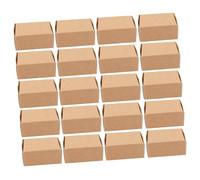 ORFOFE 20piezas Caja De Papel Kraft Para Embalaje Cajas Pequeñas Para Jabón Casero Dulces y Golosinas Para Envíos De Productos Pequeños