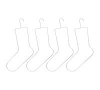 ORFOFE Estante para Calcetines Alta e Secado y Soporte para Exhibición 4 Piezas de Acero Inoxidable Adecuado para Tejer y Mostrar Calcetines en Ferias de Artesanía