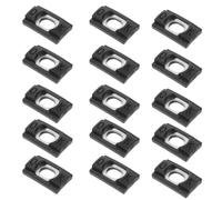 ORFOFE Limitador de Apertura para Ventanas Abatibles de Aluminio, 20 Piezas de Acero Inoxidable y Plástico, Reducción de Ruido, Compatible Oficinas y Hogares