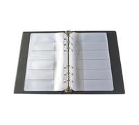 Organización profesional de muestras de electrónica con libro de almacenamiento de páginas extraíble para varios tamaños de componentes de chip, accesorios, libro de almacenamiento de PVC