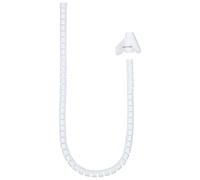 Organizador cables flexible 25mm 1m blanco nanocable 10.36.0001-w