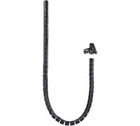 Organizador cables flexible 25mm 1m negro nanocable 10.36.0001-bk