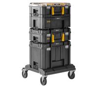 Organizador con ruedas Tour PRO-STACK - Maletín grande con amplio espacio de almacenamiento, 23 litros, STANLEY Fatmax FMST1-80107