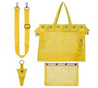 Organizador De Almacenamiento De Alambre - Transparente De Malla Transparente De Gran Capacidad | Bolsas De Almacenamiento | Proyecto De Gancho para Exterior, Escuela, Novia, Esposa, Novia