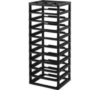 Organizador de almacenamiento de plástico, de 10 niveles, gran capacidad, con parte superior organizadora y marco