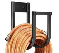 Organizador de almacenamiento resistente al agua y antioxidante para | Ganchos de manguera al aire libre para jardín, patio, parque, césped, interior y exterior, cables de extensión