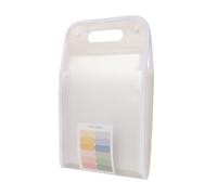 Organizador de archivos de gran capacidad, impermeable, acordeón, 4 bolsas de archivos con construcción de polipropileno amigable