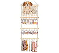 Organizador de arco de pelo | Con ganchos y almacenamiento espacioso - organizador de abrazadera para el cabello Decoración del dormitorio - para niñas niños sala de estar baño dormitorio dormitorio