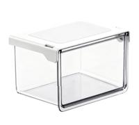 Organizador de armario extensible, estuche extensible, almacenamiento de | Organizador de maquillaje con cajón deslizante para pasta de dientes, cosméticos, tóner de piel, bastoncillos de algodón