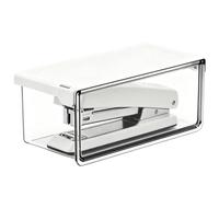 Organizador de armario extensible, estuche extensible, almacenamiento de | Organizador de maquillaje con cajón deslizante para pasta de dientes, cosméticos, tóner de piel, bastoncillos de algodón