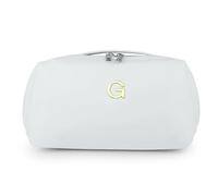 Organizador de artículos de aseo de gran capacidad, con múltiples compartimentos, elegante contenedor para cosméticos, bolsa de baño, Letra G