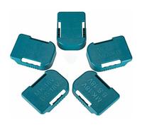 Organizador de baterías Cyan para herramientas de 14,4 V y 18 V, montaje flexible con bloqueo seguro para baterías Makita Bosch, fijación al