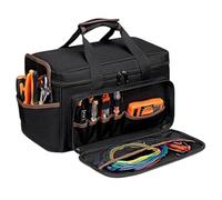 Organizador de Bolsa de Herramientas Cinturón Organizador de Gran Capacidad | Maletín Portátil Organizador de Almacenamiento para Papá, Electricista, Mecánico, Carpintero, Construcción, Viaje,