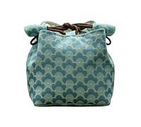Organizador de Bolsitas de Té Bolsa de Tela Bordada con Cordón
