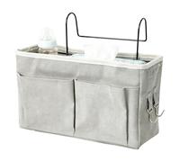 Organizador de cabecera - Bolsillos de Almacenamiento de Pared de 180 g | con Bolsillos para Litera | Portaobjetos Colgante Multiusos para biberones, pañales, pañuelos, Dormitorio
