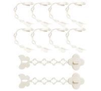 Organizador de cables para cuerdas | 10 clips adhesivos, soporte para cables, para organización en el hogar, cocina, sala de estar, dormitorio