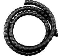 Organizador de Cables, Spiral Wrap Sleeve, 20M, 18-30mm, Flame Retardant(Black,28mm)