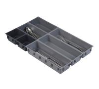 Organizador de cajones BLOX 85199, 7 piezas, gris, Joseph Joseph