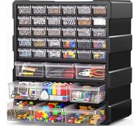 Organizador de Cajones Reforzado para Almacenar Herrajes, Tornillos, Tuercas, Pernos, Cajas de Herramientas, Accesorios, etc. green