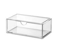 Organizador de cajones transparente transparente apilable extensible | Utensilios Cajón Organizador Para Hogar Escuela Cosméticos Papelería Cocina Bolsa de Té Cápsulas de Café Autocaravana