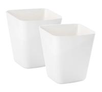 Organizador de carrito de 2 piezas, portavasos colgante con ruedas portátil, organizador de carrito multiusos, contenedores de plantas colgantes, portalápices de maquillaje pequeño para cocina d