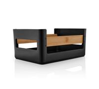 Organizador de cocina NORDIC KITCHEN 27 x 19 cm, negro, plástico/bambú, Eva Solo