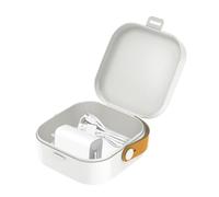 Organizador de de cable, de cable, estuche de almacenamiento para cables de datos con asa, Bolsa de almacenamiento de bridas para cables de sujeción, de gestión de cables de viaje para c