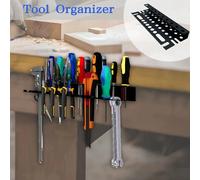 Organizador de destornilladores montado en la pared, soporte para alicates, estante para martillos, soporte para llaves, organizador de almacenamiento de herramientas manuales para taller, cobertizo,