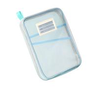 Organizador de documentos de mano transparente, bolsa de transporte de libros, bolsas de almacenamiento portátil para oficina, suministros escolares, carpeta de archivos de red