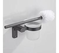 Organizador de ducha gris plomizo, estante esquinero de aluminio inoxidable con toallero y soporte para cepillo, perfecto para cocina y baño