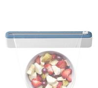Organizador de envoltorios con cortador, Dispensador de film transparente con cortador | Soporte magnético para papel de aluminio,Herramienta de cocina para cortar papel de aluminio para envolver
