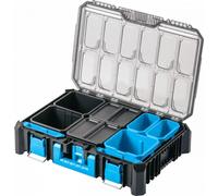 Högert Technik - Organizador de Maleta Alto HTM HT7G508, Maletin Herramientas, Caja Herramientas, 5 Compartimentos Funcionales, Protección contra la Humedad, Construcción Modular