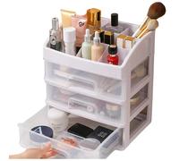 Organizador de Escritorio para Cosméticos, Caja de Almacenamiento con Gran Capacidad para Maquillajes, Esmaltes de Uñas y Joyería ,Organizador para Maquillaje con cajon 2-4 plantas