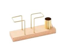 Organizador de escritorio, suministros vajilla, soporte papel tisú madera, servilletero, caja pañuelos latón, almacenamiento for palillos dientes Para Cocina