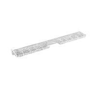 Organizador de estante de baño acrílico, estante para grifo, soporte de | Estante de 50 x 11 cm, organizador de fregadero, decoración para baños, cocina, postes de vino con flores