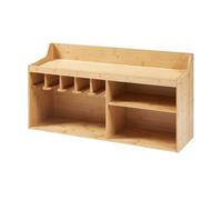 Organizador de herramientas gjemnes bambú 86x25x45cm - natural [en.casa]
