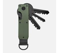 Organizador de Llaves Compacto, Porta Llaves Metálico Minimalista, Estuche para Llaves, Seguro para 1-5 Llaves Blue Carbon