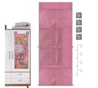 Organizador de Peluches | Colgador De Malla Transpirable Para Puerta,Organizador Colgador Para Juguetes De Animales De Peluche | Para Juguetes Muñecas Accesorios Habitación Sala De Juegos