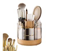 Organizador de pinceles de maquillaje | 6 ranuras acrílico de almacenamiento vintage,Organizador de soporte de pincel de maquillaje - Para Cosméticos Gel de uñas Lápiz labial Perfume Herramientas