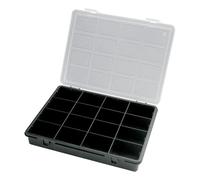 Art Plast - Organizador plástico - 16 compartimentos - 242 x 188 x 37 mm - Caja de almacenaje