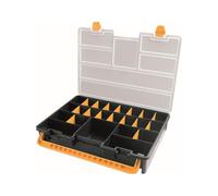 Art Plast Organizador de plástico L443 x P317 x H80 mm con separadores extraíbles y tapa transparente