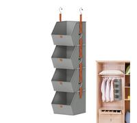 Organizador De Puerta Para - Sleek Orden Juguetes 4 Niveles, Sturdy, De Almacenamiento Colgante, Armario, Apartamento Dormitorio | Multipurpose Outdoor Indoor Utility
