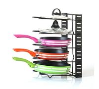 Organizador De Sartenes Y Ollas, Soporte multiuso ,Escuridor , Estante para encimera de la cocina ,niveles ajustables