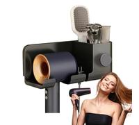 Organizador de secador de pelo, organizador de herramientas para el cabello,Soporte adhesivo para secador de pelo | Soporte para maquinilla de afeitar eléctrica, cabezal de ducha para casa, hote