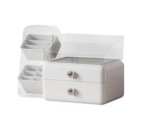 Organizador de Tocador | Vitrina Grande con Cajones - Almacenamiento de Cosmético y Portalápices,para Encimera, Vestidor, Despensa, Hogar, Baño