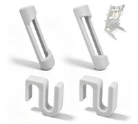 Organizador de trona infantil compatible con Stokke Tripp Trapp, kit adaptador de cesta de malla compatible con caja de almacenamiento de trofast IKEA y 2 ganchos de almacenamiento de accesorios