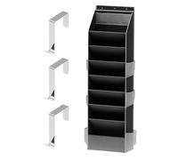 Organizador De Zapatos Detrás De La Puerta: Soporte De Almacenamiento Colgante De 8 Niveles, Estantes De Tela Que Ahorran Espacio, Diseño De Bolsillo Grande, De Armario Con Capacidad De 16-24