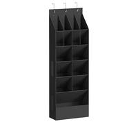 Organizador de zapatos genérico, Over Door Shoes Rack, 16,5 x 6 x 47 pulgadas Space Saver Large Capacity Oxford Fabric Holder with 11 bolsillos, Footwear Stand for Sneakers, High Heels, Closet
